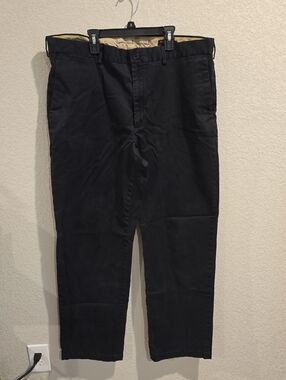 Banana Republic Dawson Straight Fit Chinos - Black 40x34